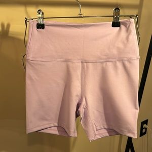 Light purple bike shorts